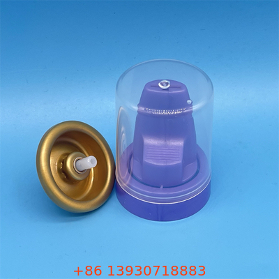 Volumax Pro Inverted Gold Aluminum Valve System for Premium Hair Mousse