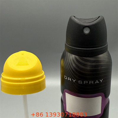 High-End Deodorant Body Spray Valve for Luxury Cosmetics with Metal Accents and Micro-Fine Mist Technology
