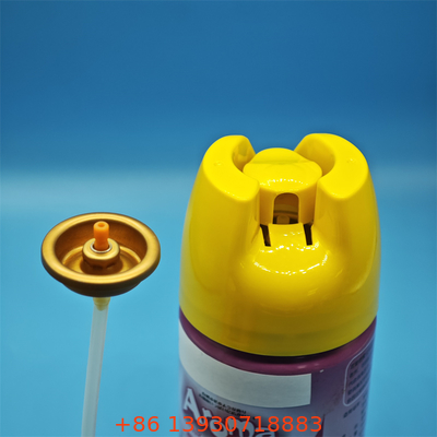 Vibration-Proof Aerosol Spray Air Freshener Valve for Vehicle Cabin Systems with Anti-Leak SecureFit Technology