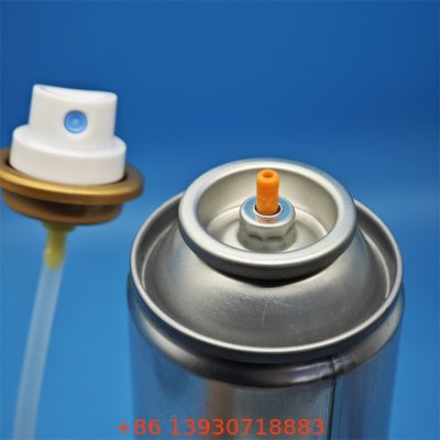 Sustainable Aerosol Spray Air Freshener Valve for Hospitality Refill Systems with Low-Emission Control