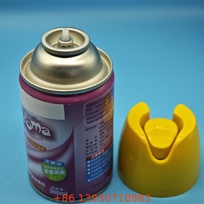 Sustainable Aerosol Spray Air Freshener Valve for Hospitality Refill Systems with Low-Emission Control