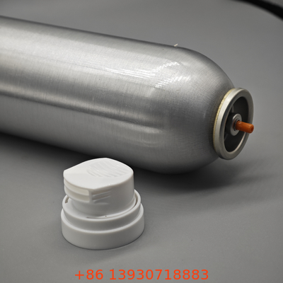 Shaving foam valve for travel kits with leakproof seal and compact lightweight build​