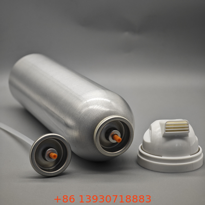 Shaving foam valve for travel kits with leakproof seal and compact lightweight build​
