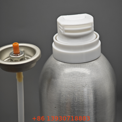Shaving foam valve for travel kits with leakproof seal and compact lightweight build​