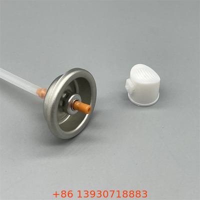1 Inch Aerosol Spray Paint Valve with Metal Actuator for Industrial Use