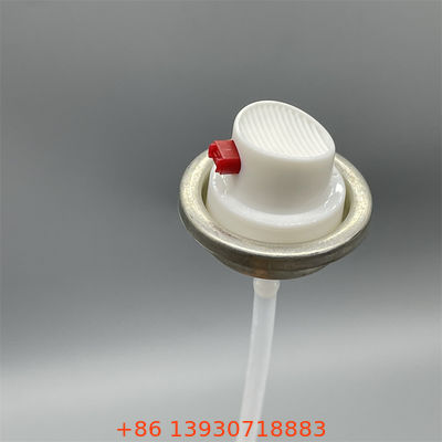 Precision female paint valve for automotive touch-up painting with adjustable flow