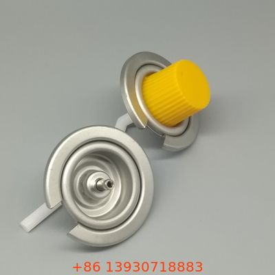 Compact Butane Refill Valve For Portable Tinplate Gas Cartridges