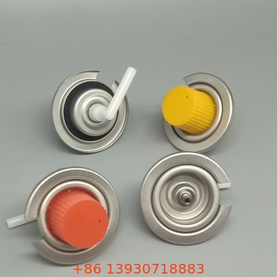 Aerosol Butane Gas Valve with Cover Leak SEAL Proof for Outdoor Cooking