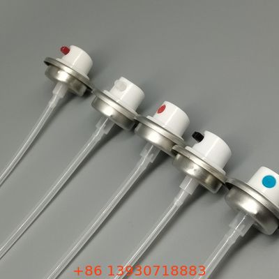 High Flow Female Aerosol Valve for Spray Glue Formulations