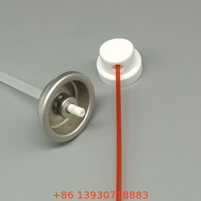 Versatile WD-40 Lubricant Valve for Household and DIY Applications with Secure Straw Storage and 360-Degree Spraying Capability