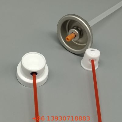 Versatile WD-40 Lubricant Valve for Household and DIY Applications with Secure Straw Storage and 360-Degree Spraying Capability