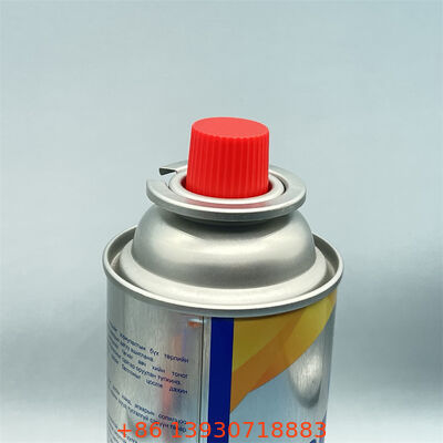 High-Visibility Red Cap Portable Gas Stove Valve for Outdoor Enthusiasts