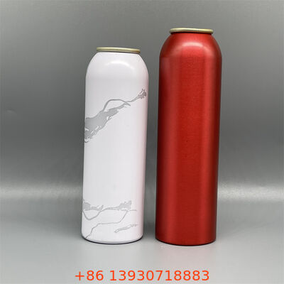 Aluminum Aerosol Canister with Smooth External Surface for Printing and Seamless Leak-Proof Infinitely Recyclable Construction