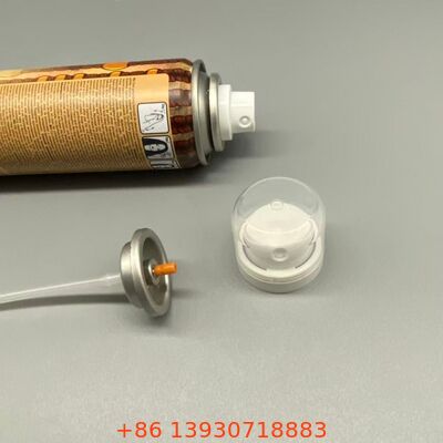 Dry Shampoo Aerosol Spray Valve with Ultra-Fine Mist Nozzle for Residue-Free Performance and 360-Degree Operation
