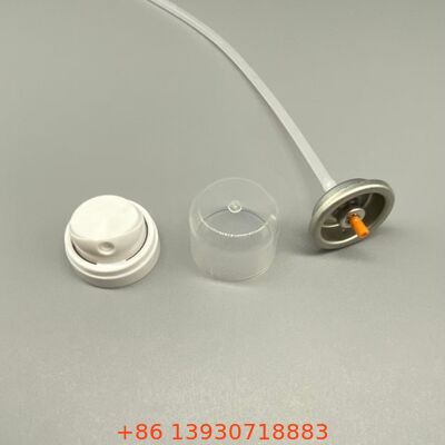 Dry Shampoo Aerosol Spray Valve with Ultra-Fine Mist Nozzle for Residue-Free Performance and 360-Degree Operation