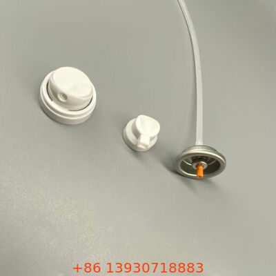 Dry Shampoo Aerosol Spray Valve with Ultra-Fine Mist Nozzle for Residue-Free Performance and 360-Degree Operation