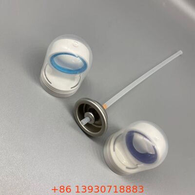 Sunscreen Aerosol Valve with Safety Cover for Continuous Spray Sunblock Applications