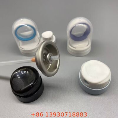 Aerosol Sunscreen Spray Valve with Controlled Output Technology, Clog-Resistant Nozzle, and 360-Degree Operation