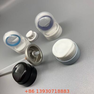 Aerosol Sunscreen Valve with Clog-Resistant Nozzle, Leak-Proof Seal, and 360-Degree Operation for Sun Care Spray Products