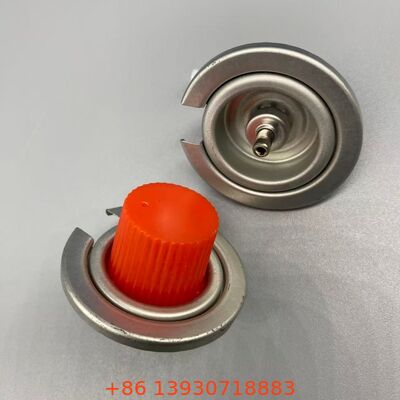 Heavy-Duty 1-Inch Outdoor Cooking Stove Valve with Red Cover