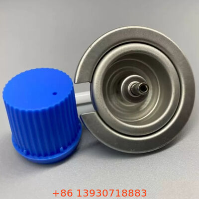 1-Inch Leak-Resistant Butane Gas Valve with Tinplate Construction for Controlled Dispensing
