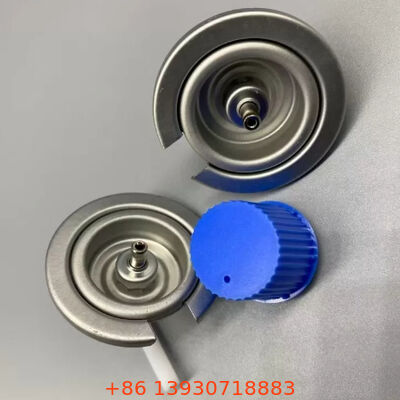 1-Inch Leak-Resistant Butane Gas Valve with Tinplate Construction for Controlled Dispensing