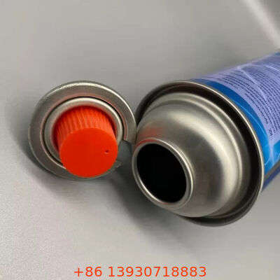 Controlled-Flow 1-Inch Tinplate Butane Valve for Refillable Fuel Systems