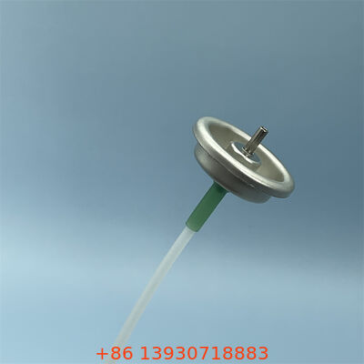 Precision Metered Aerosol Valve with Metal Stem and Adjustable Spray Rate for Leak Resistance