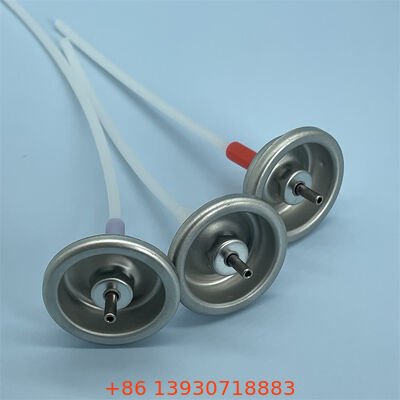 Precision Metered Aerosol Valve with Metal Stem and Adjustable Spray Rate for Leak Resistance