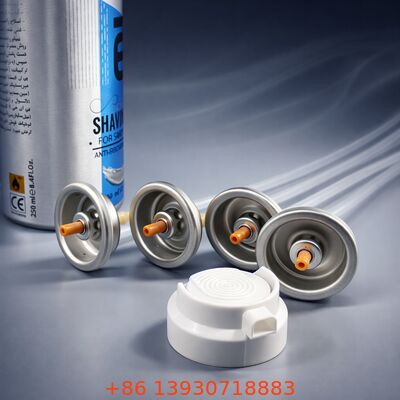 Clean-Dispense Shaving Cream Valve with Leak-Resistant Design