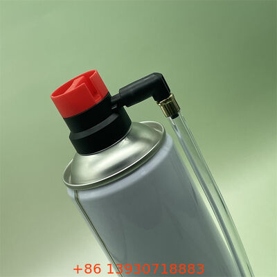 Leak-proof Aerosol Tire Inflator Valve Actuator with Universal Compatibility and Ergonomic Handle for Emergency Flat Repair