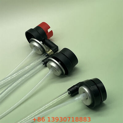 Tire Repair Spray Valve With Nozzles, Aerosol Glue Dispensing Actuator For Emergency Tire Repair And Automotive Maintenance Applications