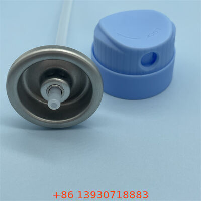 One-Inch Sunscreen Aerosol Valve with Clog-Resistant Nozzle and 360-Degree Operation for Full-Body Protection
