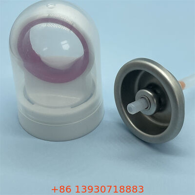 One-Inch Sunscreen Aerosol Valve with Clog-Resistant Nozzle and 360-Degree Operation for Full-Body Protection