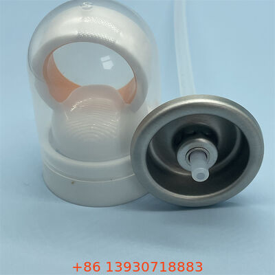 One-Inch Sunscreen Aerosol Valve with Clog-Resistant Nozzle and 360-Degree Operation for Full-Body Protection