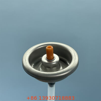 Shoe and sock washing valve, aerosol foam spray valve for footwear cleaning packaging, stable dispensing and leak-proof usage