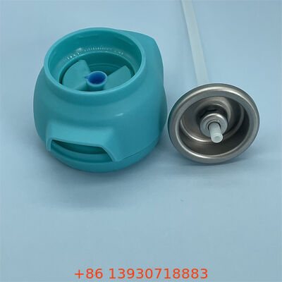 Shoe and sock washing valve, aerosol foam spray valve for footwear cleaning packaging, stable dispensing and leak-proof usage