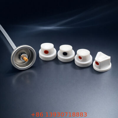High-Sealing Male Aerosol Paint Valve with Pre-Finished Color Design