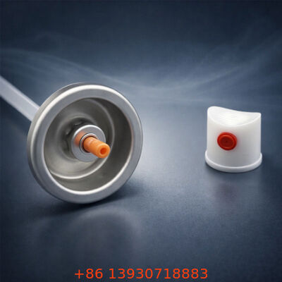 Enhanced Sealing Male Aerosol Paint Valve with Color-Coordinated Finish