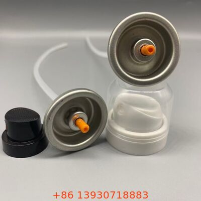 Dry Shampoo Aerosol Valve with Actuator for Targeted Root Application