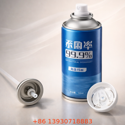 One Inch Antibacterial Aerosol Valve with Clog-Resistant Design for Deodorant and Odor Control