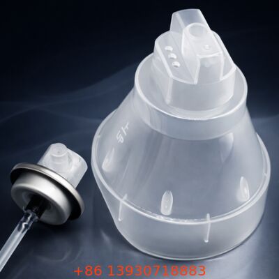 Portable 25.4mm Oxygen Aerosol Valve with Metal and Plastic Construction for Emergency Breathing Systems