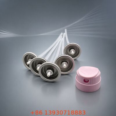 Clog-Free Dry Shampoo Aerosol Spray Valve with Wide-Passage Orifice for Residue-Free Performance