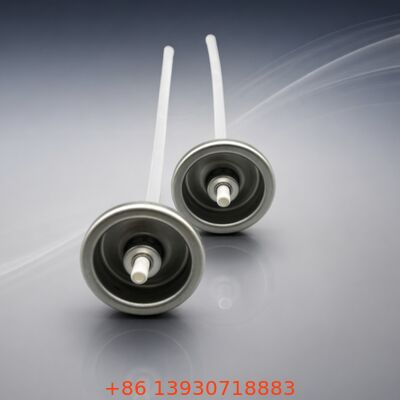 Tinplate Powder Mist Aerosol Valve for Dry Shampoo with Upright or Inverted Use and Alcohol-based Formulations