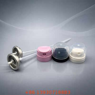 Tinplate Powder Mist Aerosol Valve for Dry Shampoo with Upright or Inverted Use and Alcohol-based Formulations