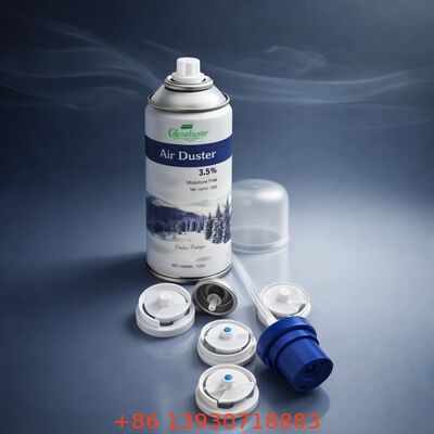 Aerosol Antibacterial Spray Valve with Fine Mist Disinfectant Delivery and Hygiene-Shield Protected Dispenser in One Inch Valve Size