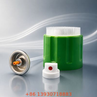 Rich-Lather Aerosol Foam Cleaner Valve with Cling Foam Technology, Chemical-Resistant Materials, and High-Density Foam