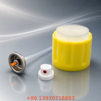Rich-Lather Aerosol Foam Cleaner Valve with Cling Foam Technology, Chemical-Resistant Materials, and High-Density Foam