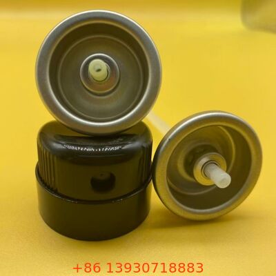 Water-Resistant Sunscreen Aerosol Valve with Clog-Resistant Nozzle and 360-Degree Operation for Full-Body Protection