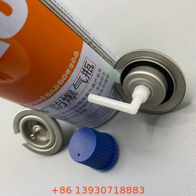 Flame-Control Aerosol Butane Gas Valve with Precision Flow Regulation and Leak-Proof Performance